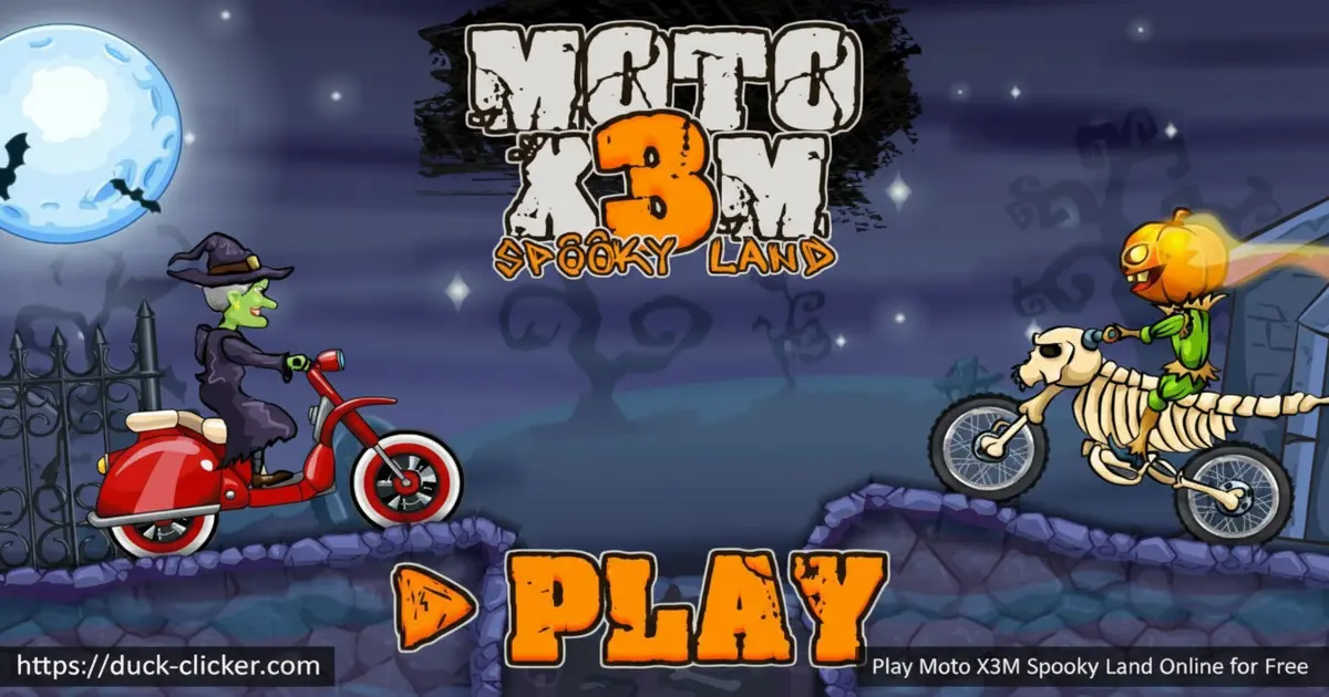 Play Moto X3M Spooky Land Online For Free