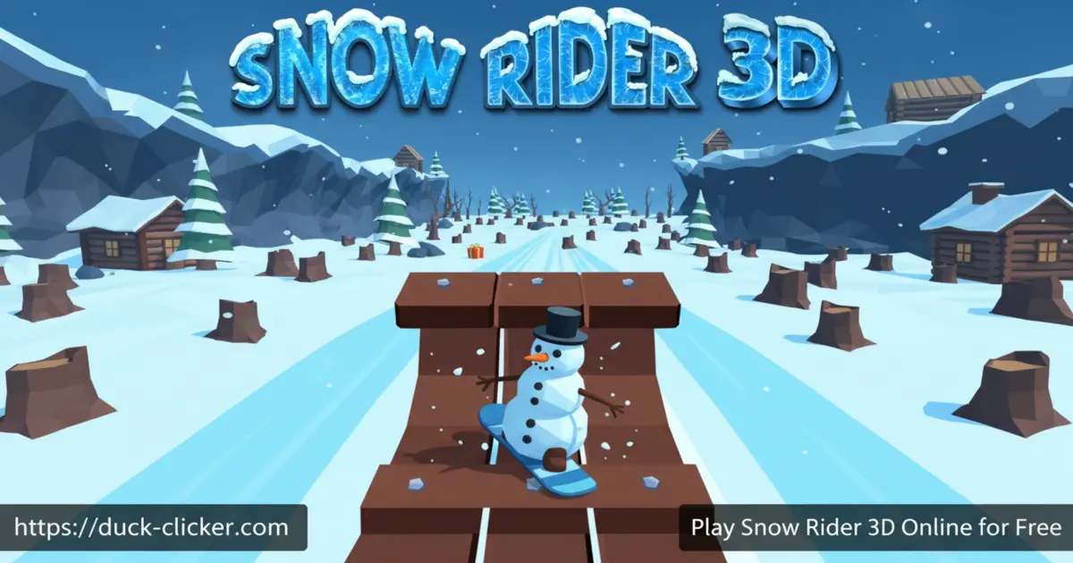 Snow Ridir Snow Rider 3D | Play Online for Free!